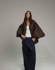 PEONIA JACKET CHOCOLATE