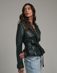SIENA JACKET CUERINA VERDE