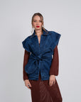 CHALECO BORA DENIM (PRE ORDEN)