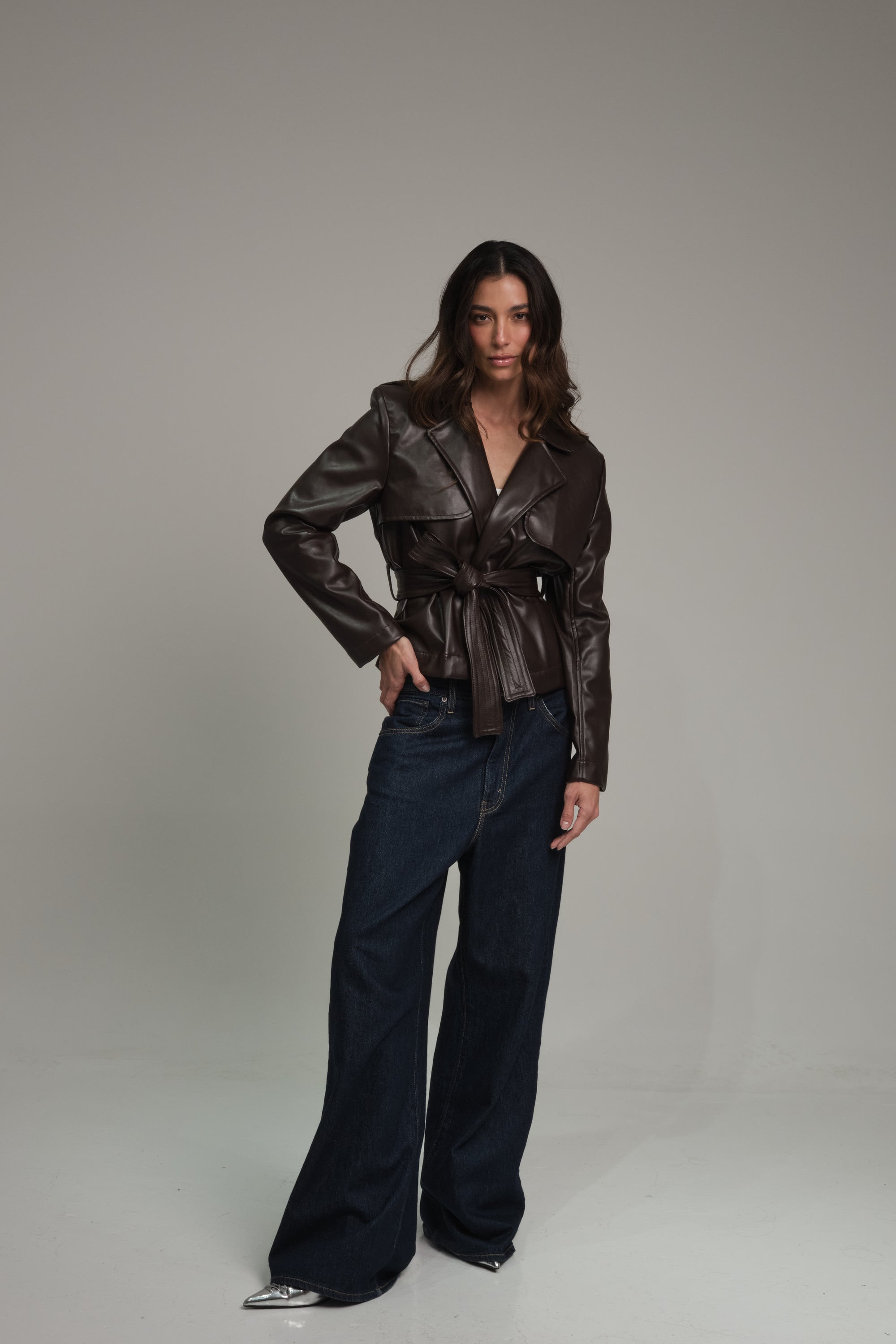 SIENA JACKET CUERINA CHOCOLATE