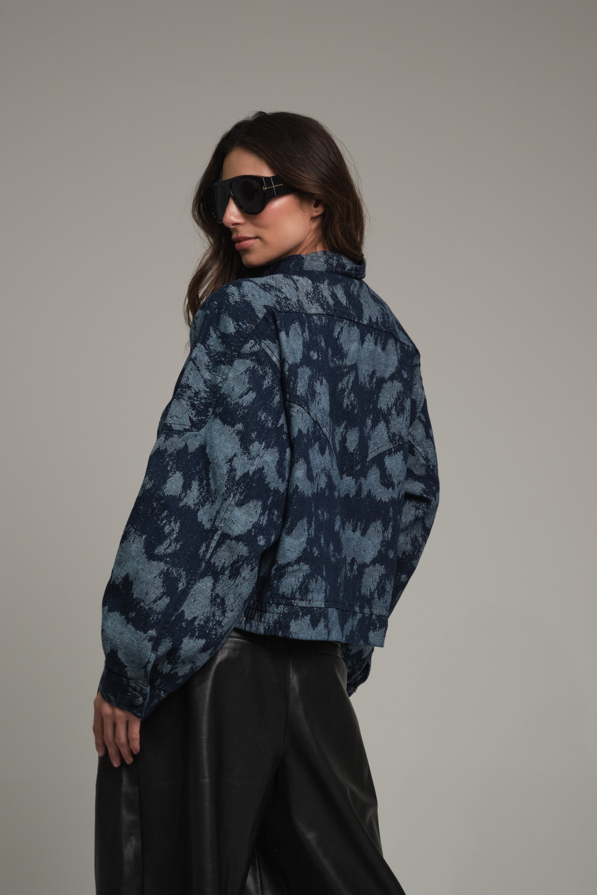 KIOTO JACKET DENIM ESTAMPADO