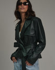 SIENA JACKET CUERINA VERDE