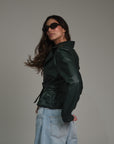 SIENA JACKET CUERINA VERDE