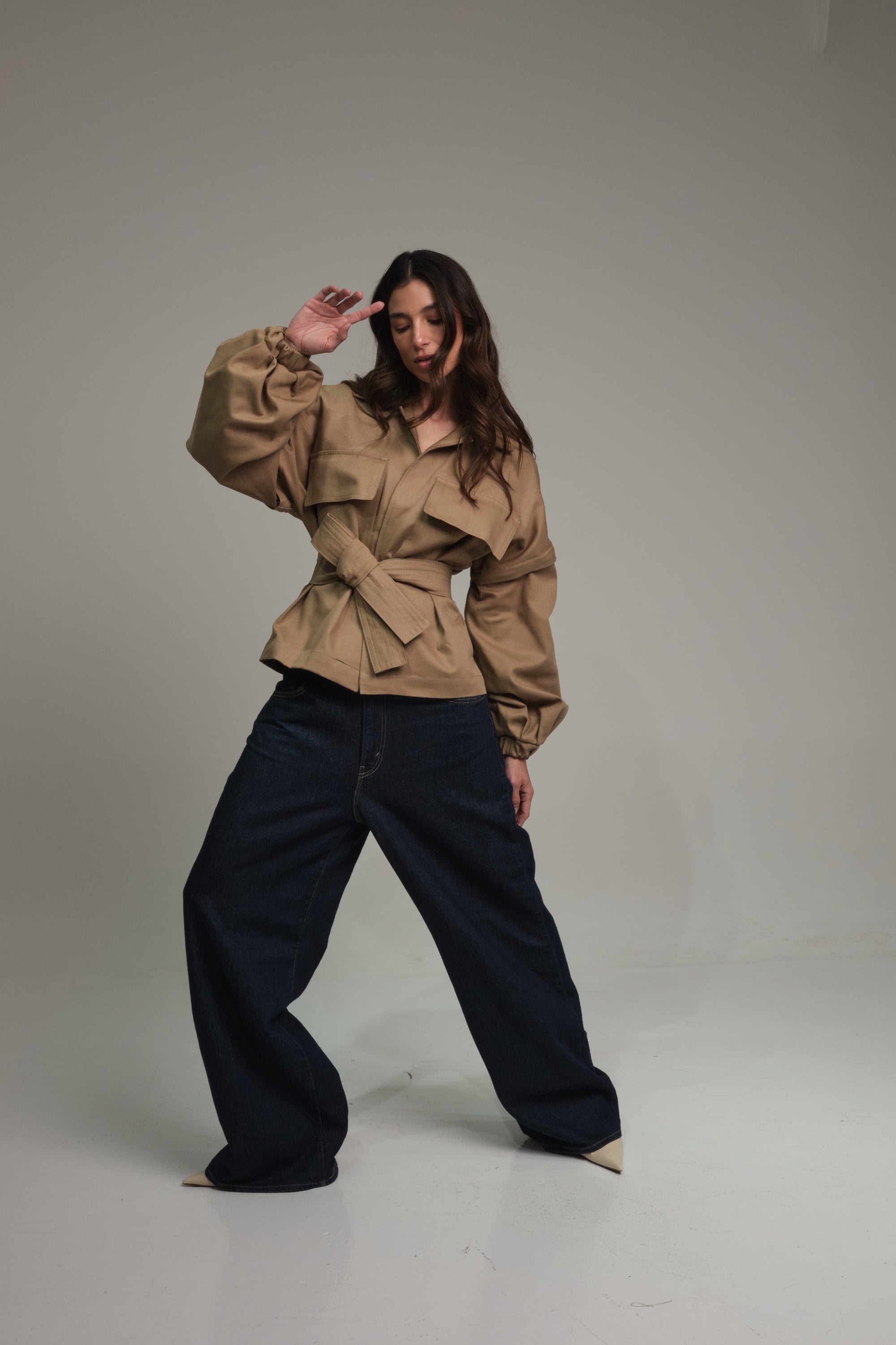 ANNE JACKET CAMEL 2 EN 1