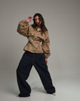 ANNE JACKET CAMEL 2 EN 1