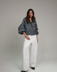SCALA JACKET DENIM CUADROS