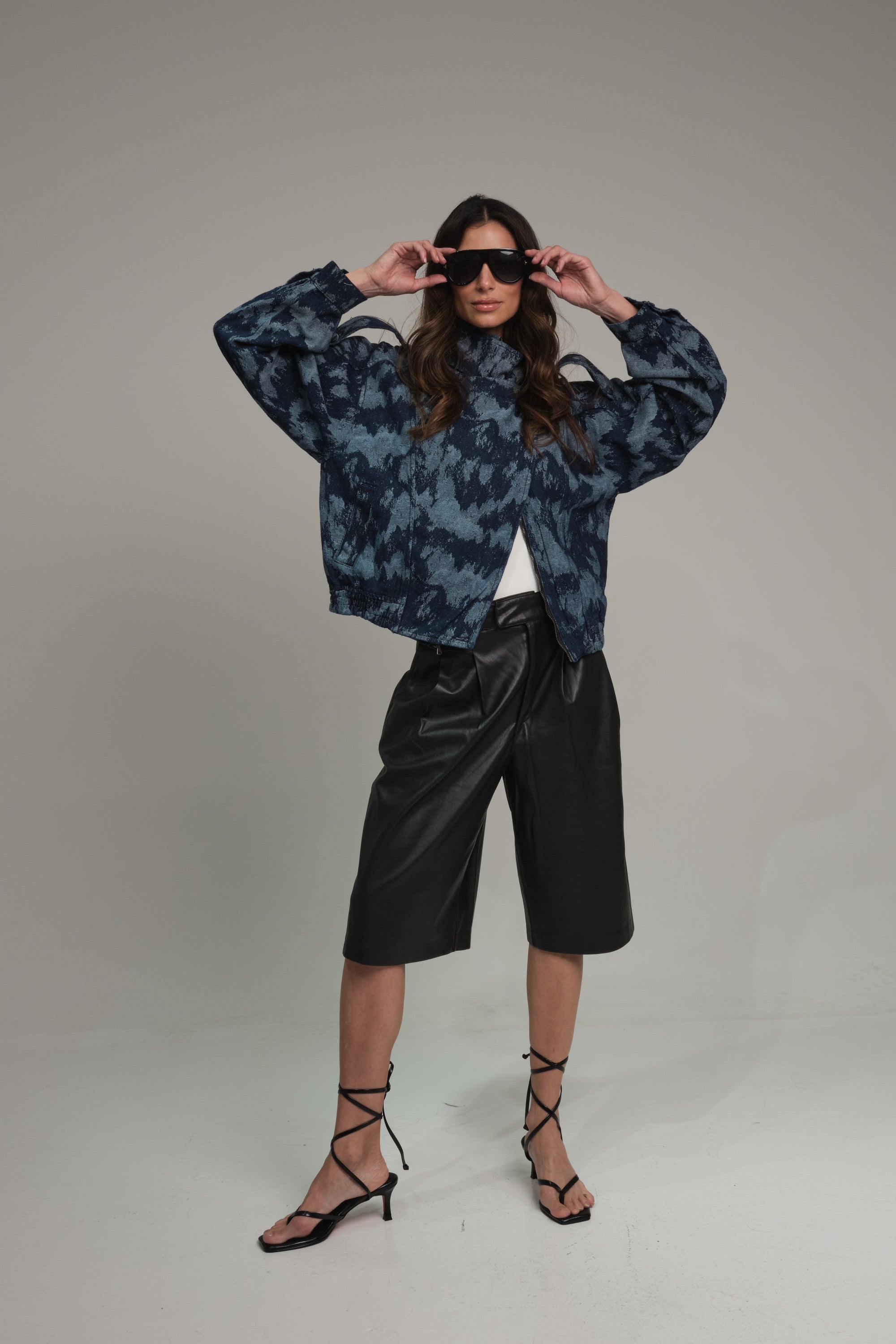 KIOTO JACKET DENIM ESTAMPADO