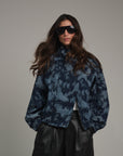 KIOTO JACKET DENIM ESTAMPADO