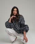 SCALA JACKET DENIM CUADROS
