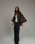 PEONIA JACKET CHOCOLATE
