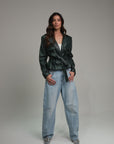 SIENA JACKET CUERINA VERDE