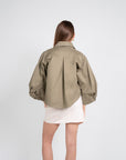 LUCIE JACKET VERDE HOJA SECA