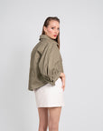 LUCIE JACKET VERDE HOJA SECA