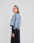 LUCIE JACKET BABY BLUE