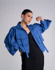 FIORI JACKET AZUL ROYAL