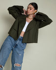 TEA JACKET VERDE MILITAR
